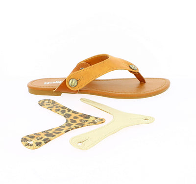 galibelle hawaii flat sandal Gal Pack - GOLD,LEOPARD,CAMEL