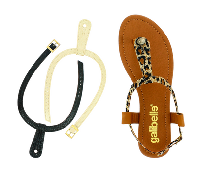 galibelle hawaii flat sandal Karina Color Mix - GOLD,BLACK,LEOPARD